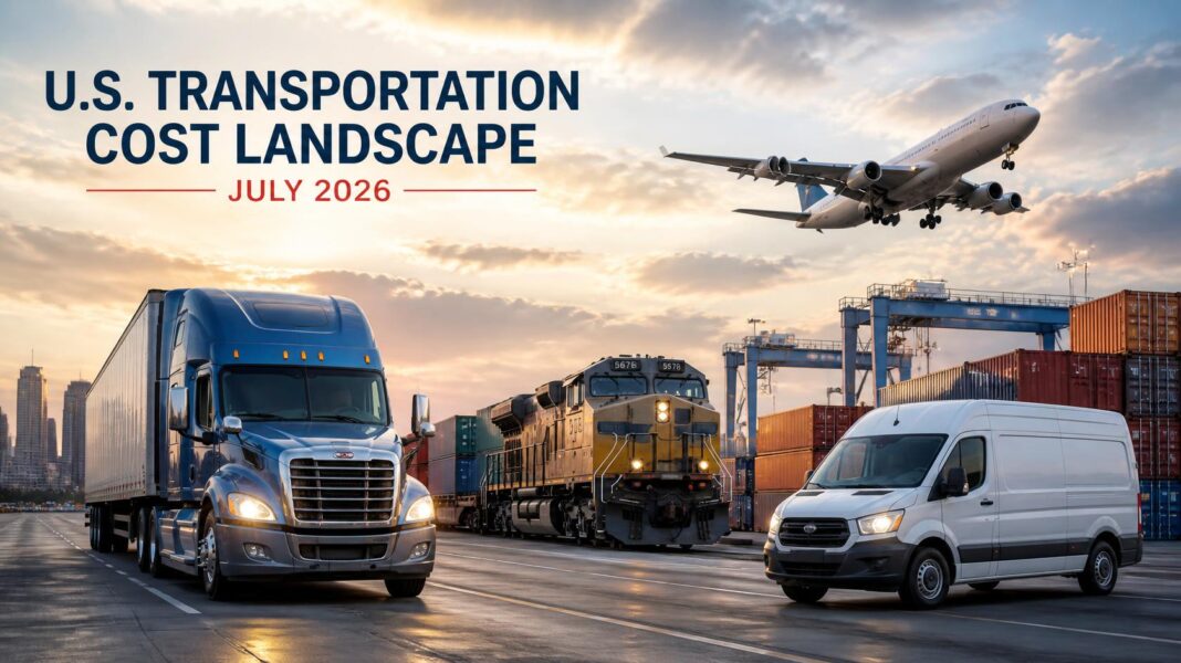 U.S. Truck Freight Prices Fall 1.8% in July as Diesel Costs Slide